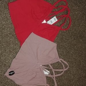 Bundle of 2 Tilly's crop tops
